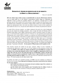 Voir le communiqué de presse